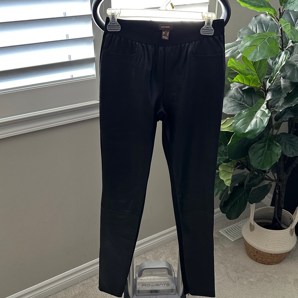 Black Leather Leggings